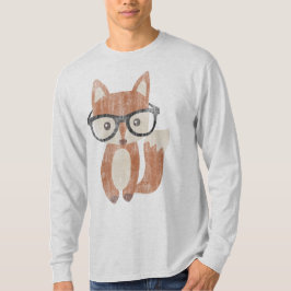 Vintage Hipster Glass Cute Baby Fox T Shirt
