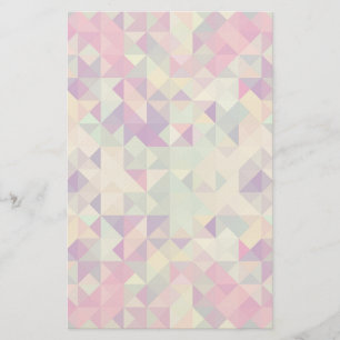 Vintage Hipsters Geometric Mönster. Brevpapper