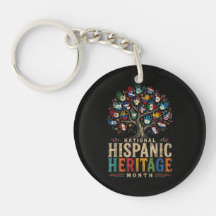 Vintage Hispanic Heritage Month Enhetsträd