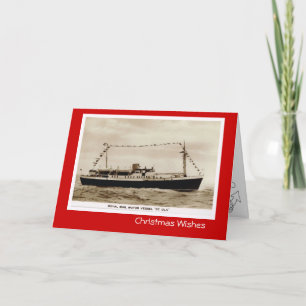 Vintage historic ships, Royal Mail "St Ola" Helgkort