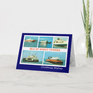 Vintage Historik fraktaser, Isle of Wight Ferries Helgkort