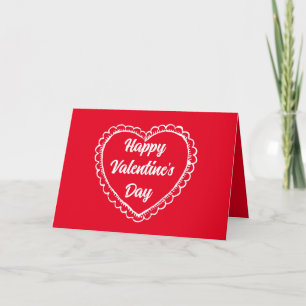 VINTAGE HJÄRTA GLAD VALENTINS DAG DESIGN KORT