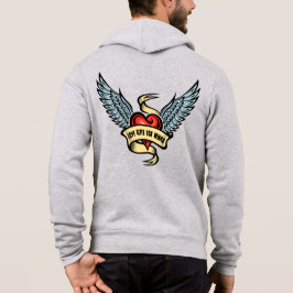 Vintage hjärta med Vingar T Shirt