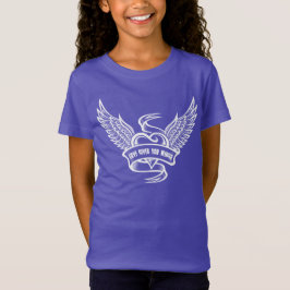 Vintage hjärta med Vingar T Shirt