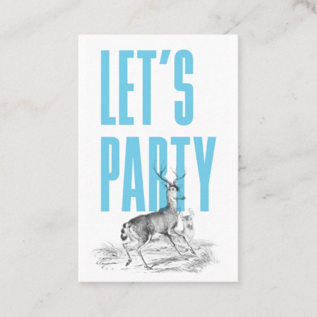 Vintage Hjort Biljett (Framsida)