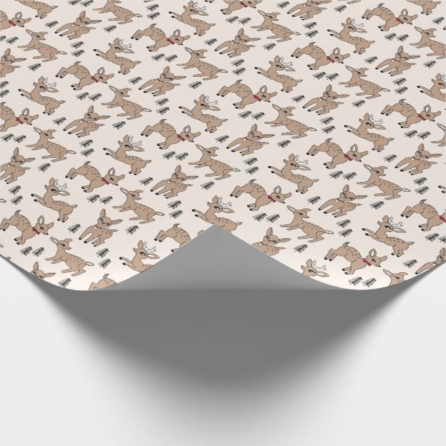 Vintage Hjort - Novelty Presentpapper (Hörn)