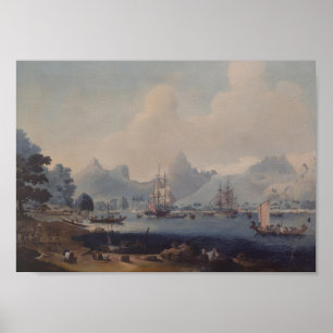Vintage HMS-upplösning och identifiering i Morea Poster