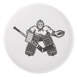 Vintage Hockey Goalie Knopp