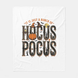 Vintage Hocus Pocus Halloween Pumpa Tröja Design Fleecefilt