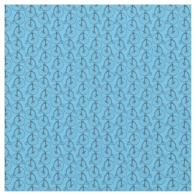 Vintage Höghjulkretslopp ANPASSNINGSBAR FÄRG Tyg (Närbild)