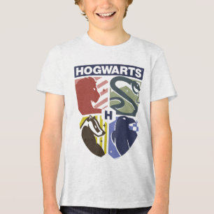 Vintage HOGWARTS™ Präglad vapenmärke T Shirt