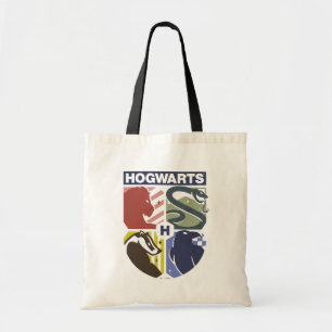 Vintage HOGWARTS™ Präglad Vapenmärke Tygkasse