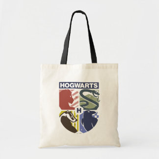 Vintage HOGWARTS™ Präglad Vapenmärke Tygkasse