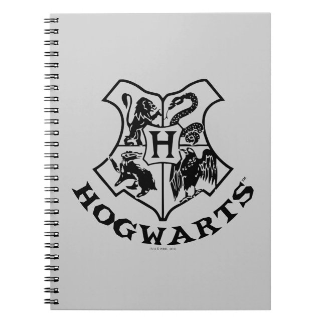 Vintage HOGWARTS™ School Vapensköld Anteckningsbok (Framsidan)