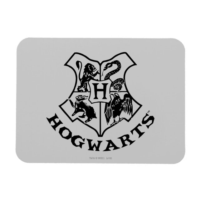 Vintage HOGWARTS™ School Vapensköld Magnet (Horisontell)