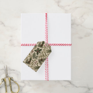 Vintage Holiday Presentetikett