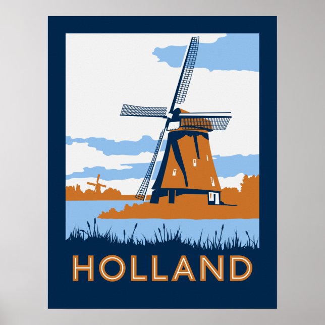Vintage Holland Poster (Framsidan)