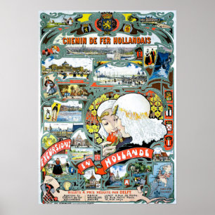 Vintage Holland Travel Poster