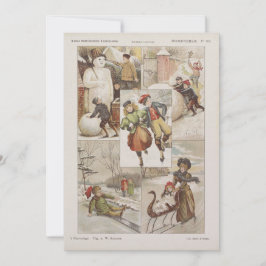 Vintage holländskt julkort