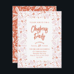 Vintage Holly Berry jul, Rosa Party och Röd Inbjudningar<br><div class="desc">Med vår vismliknande,  handdragna,  grova bärgning som ramar beskriver party i modern form. Alla typsnitt och färg är redigerbara så att du kan skapa inbjudan att på bästa sätt ge kostym ditt stil och din vision.</div>