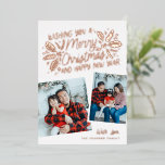 Vintage Holly-tippad ögonblicksbild 2 Fotojul<br><div class="desc">Det här helgdag med festive och chic har 2 tippade ögonblicksbilder med vår ursprungliga handritade vintern med röd bakgrund och söt formaterad typografi i blank REAL FOIL (färg efter eget val). Baksidan kommer med en passande holly mönster för en speciell beröring i extra. Bakgrunden färg kan redigeras.</div>