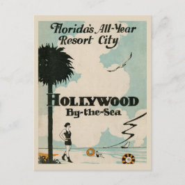 Vintage Hollywood Florida 1920-talet Vykort