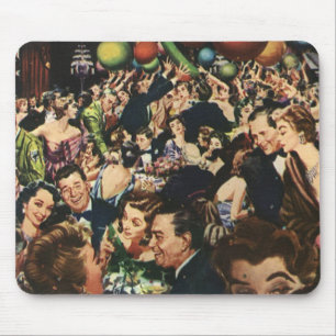 Vintage Hollywood-tema Fancy Party med ballonger Musmatta