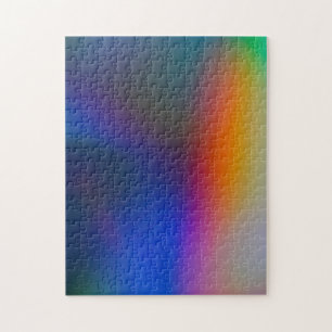 Vintage Holografisk Holo Regnbåggradientfilm Pussel