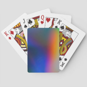 Vintage Holographic Holo Rainbow Gradiment Film Casinokort