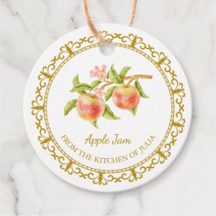 Vintage Homemade Apple Sylt Hopp Märkre l White Gåvor Etiketter