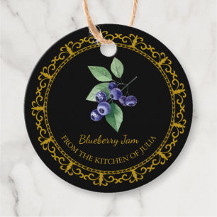 Vintage Homemade Blueberry Sylt hang Märkre l Blac Gåvor Etiketter