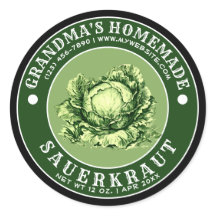 Vintage Homemade Sauerkraut-mall