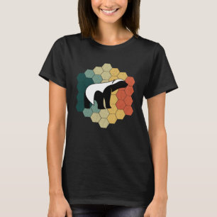Vintage Honey badger 80-talet Retro Stil Sunset ho T Shirt