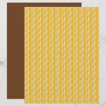 Vintage Honey Bee Prickig Journal Pappersark