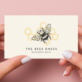 Vintage Honeybee Biskötare Visitkort