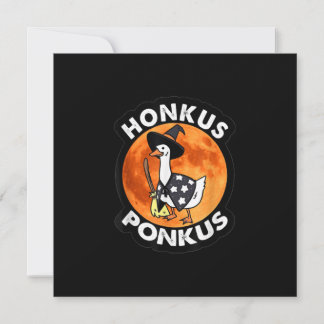 Vintage Honkus Ponkus Halloween Söta Häxor Anka Inbjudningar