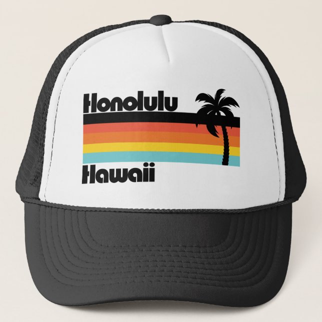 Vintage Honolulu Hawaii Keps (Framsida)