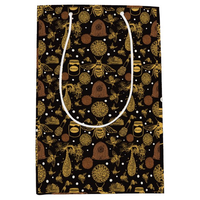 Vintage Honung Bumblebee Black (Framsidan)