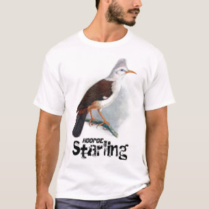 Vintage Hoopoe Starling Bird T Shirt