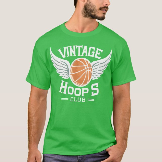 Vintage Hoops Club vintage T Shirt (Framsida)
