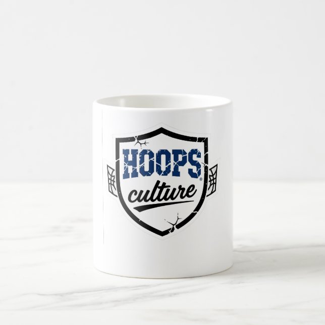 Vintage Hoops Kultur Basketboll Grafik Kaffemugg (Center)