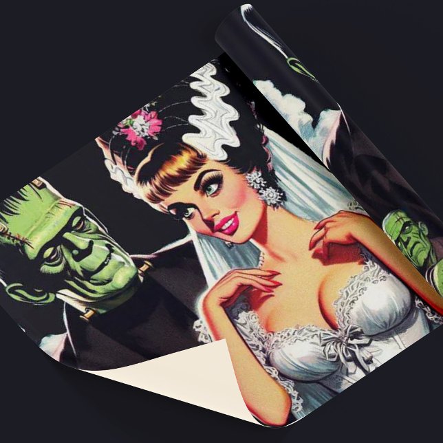 Vintage Horror Bride Presentpapper (Skapare uppladdad)