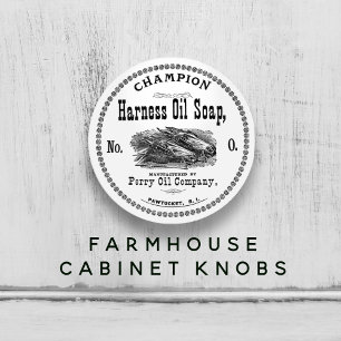 Vintage Horse Farm 🐎 House Soap White Knopp
