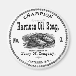 Vintage Horse Farm House Soap White Magnet