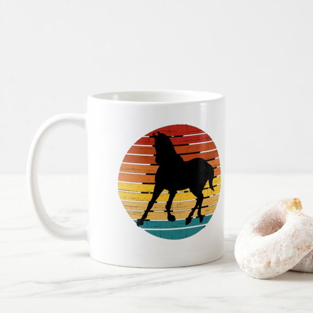 Vintage Horse Kaffemugg (Med munk)