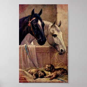 Vintage Horse Poster