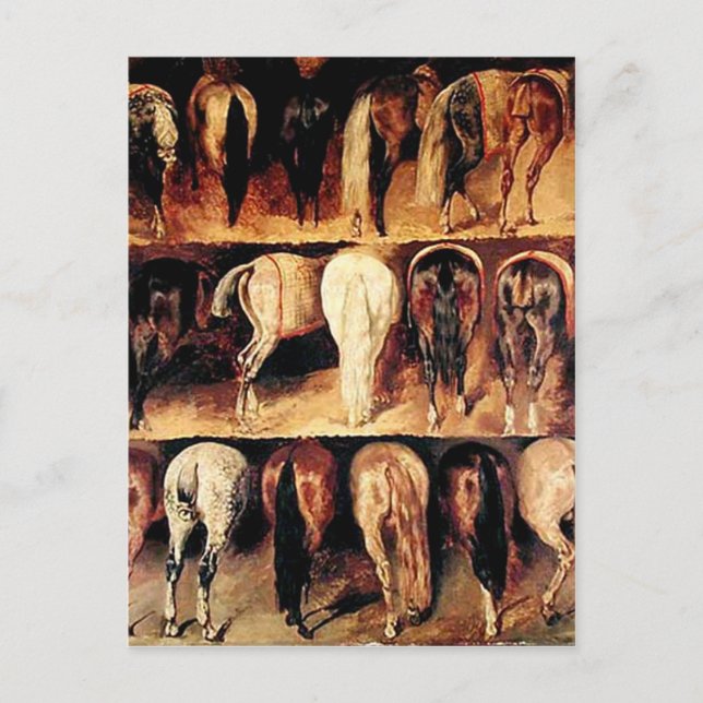 Vintage Horse Vykort (Framsida)