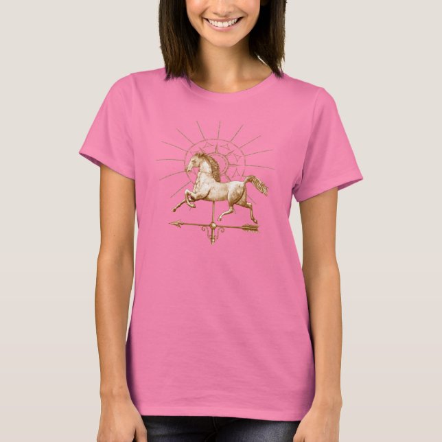 Vintage Horse Weathervane t-shirt (Framsida)