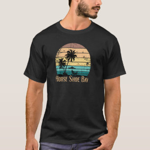 Vintage Horseshoe Bay Bermuda Beach Souvenir Distr T Shirt