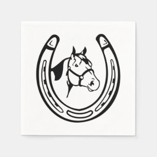 Vintage Horseshoe Pappersservett